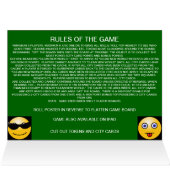 CLEAN NEW WORLD GAME CARD (U.S. EDITION) (Inside Horizontal (Top))