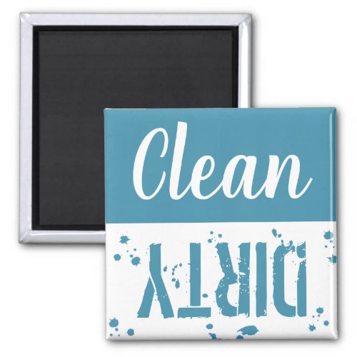 Clean or Dirty  Blue Kitchen Dishwasher Magnet