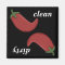 Clean or Dirty Chili Peppers Dishwasher Magnet