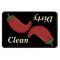 Clean or Dirty Chili Peppers Dishwasher Magnet