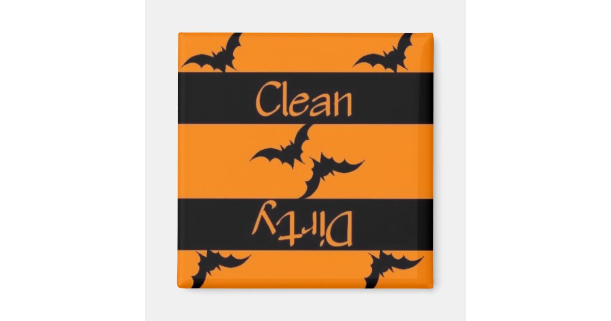 Clean or Dirty Halloween Dishwasher Zazzle
