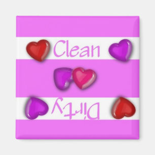 Clean or Dirty Valentine's Dishwasher Magnet