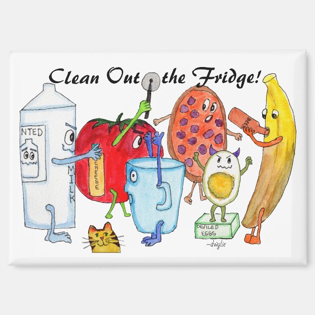 Clean Out the Fridge! Magnet (Front)