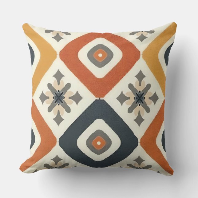 Clean patterned pillow cushion (Front)
