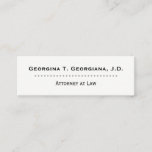 [ Thumbnail: Clean & Professional Attorney Business Card ]