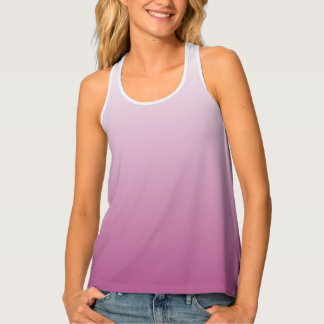Clean Purple Flat Shading Graphic Tank Top