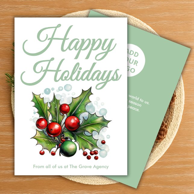 Clean Script Holiday Card (Creator Uploaded)