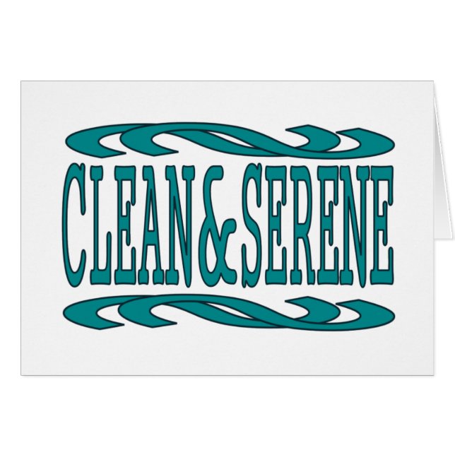 Clean & Serene Cards (Front Horizontal)