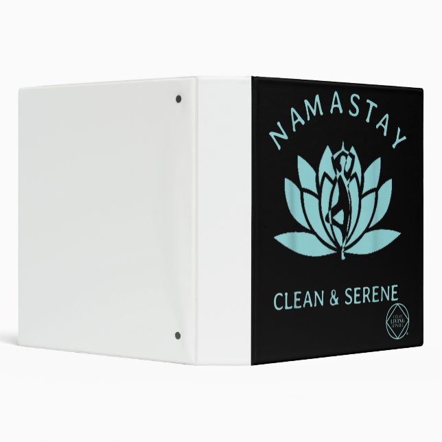 Clean & Serene Yoga Narcotics Anonymous 3 Ring Binder (Background)