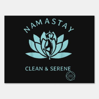 Clean & Serene Yoga Narcotics Anonymous Sign