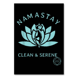 Clean & Serene Yoga Narcotics Anonymous Table Number