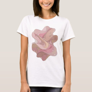 Clean Silver ABSTRACT ART Fashion Print T-Shirt