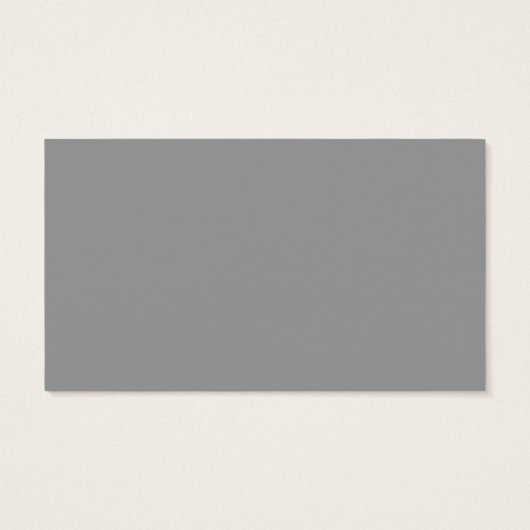 Clean Simple Grey Monogram Modern Profile Card (Back)