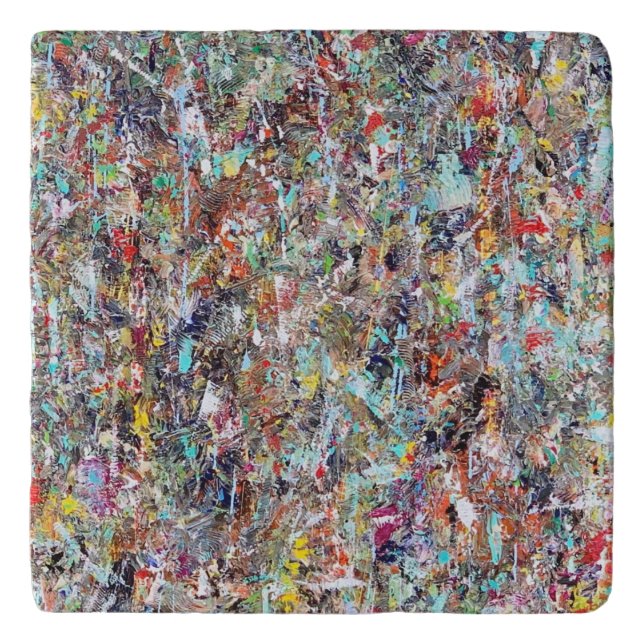 Clean Slate Marble Trivet (Front)