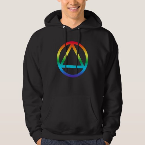 Clean Sober Lesbian Recovery Aa Na Sobriety Lgbt G Hoodie