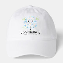 Clean Tech Brain Coding Dad Cap Graphic