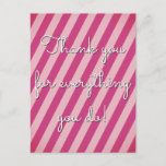 [ Thumbnail: Clean "Thank You For Everything You Do!" Postcard ]