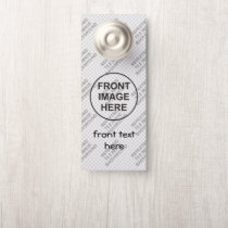 Clean two sides door hanger Clean two sides door hanger