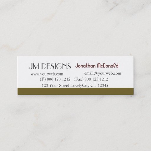 Customizable Clean Unique Plain Modern Business Cards