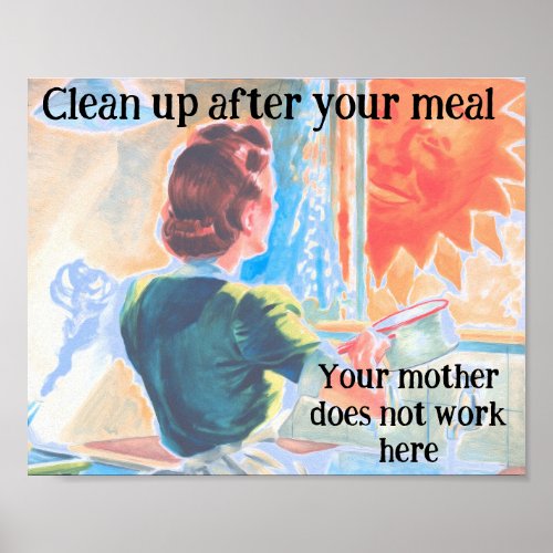 Clean up poster