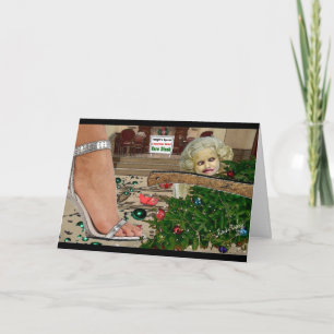 Clean Up This Mess!!! Christmas Card