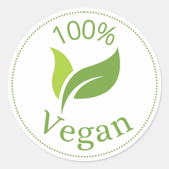 Clean Vegan Sticker (Front)