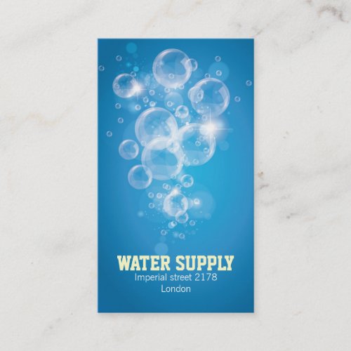 clean water business card
