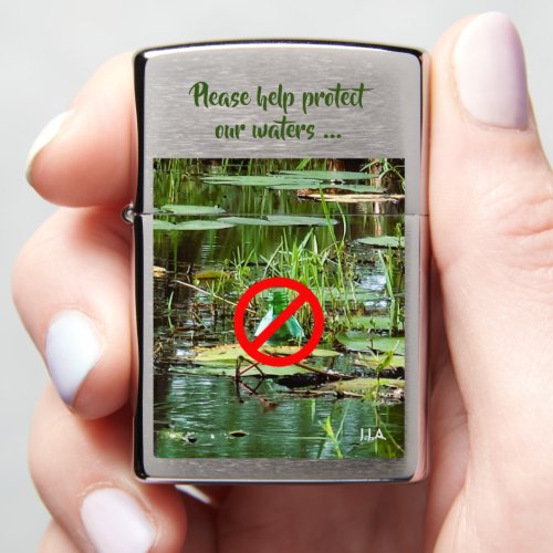 Clean Water  Earth Day Zippo Lighter