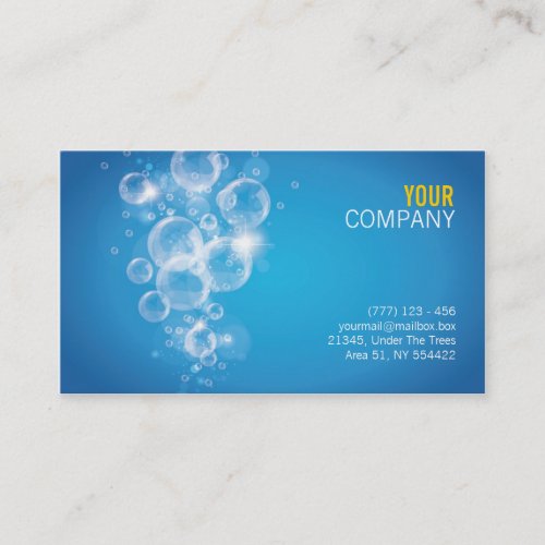 clean water success business card