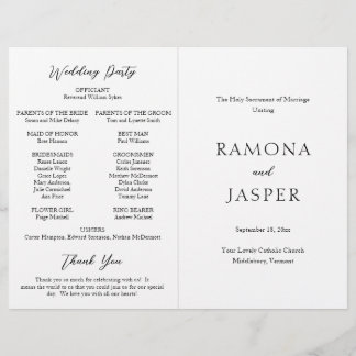 Clean Wedding Vendor (Generic) Flyer 