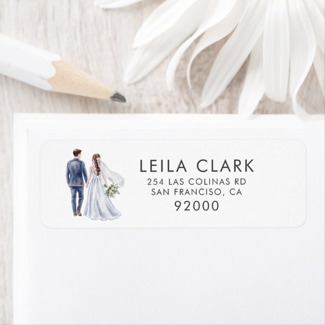 Clean Wedding Vendor (Generic) Return Address  Label (Insitu)