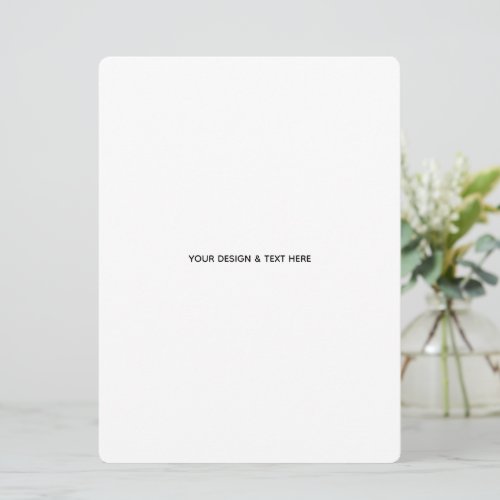 Clean White Minimalist Business Thank You Card