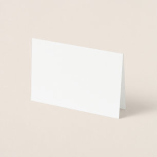 Clean White Minimalist Business Thank You Card
