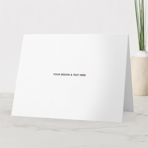 Clean White Minimalist Business Thank You Card