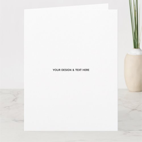 Clean White Minimalist Business Thank You Card