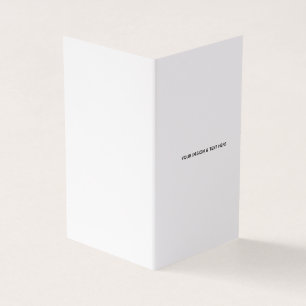 Clean White Minimalist Nurse Thank You Card