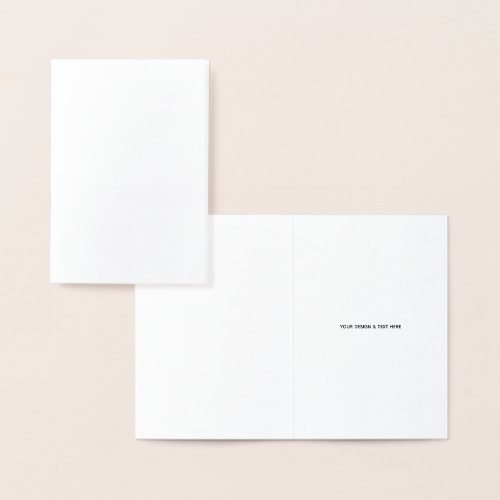 Clean White Minimalist Pet Sympathy Foil Card