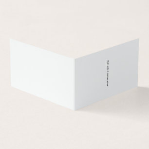 Clean White Minimalist Pet Sympathy Thank You Card