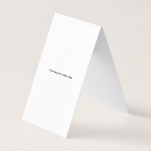 Clean White Minimalist Proposal Thank You Card