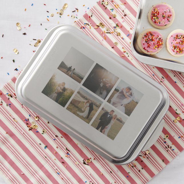 Clean White Photo Modern Cake Pan (In Situ)