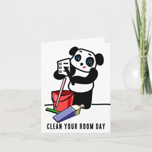 Clean Your Room Day Card