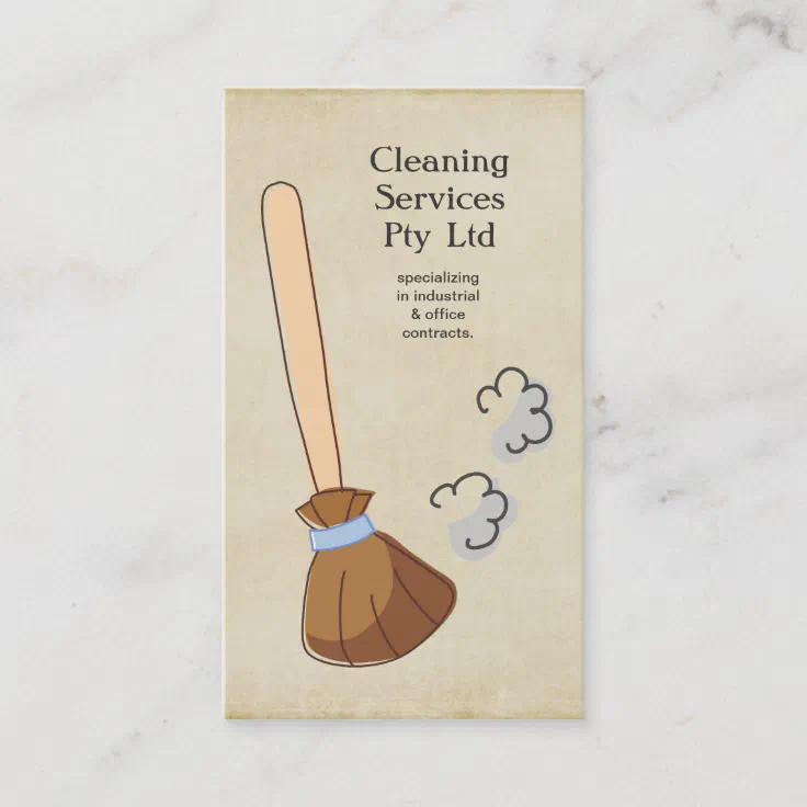 Cleaner Cleaning Service Business Profile Card Zazzle