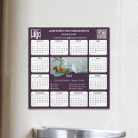 Cleaner Motto Service List 2025 Calendar Magnet<br><div class="desc">The Professional Home Cleaner Motto Service List 2025 Calendar Magnet—a standout item from our Purple White Cleaner Business Card & Marketing Material Collection—is the perfect promotional tool for your house cleaning service business. This modern square magnet, designed in stylish white and purple, showcases a 2025 calendar and offers fully customizable...</div>