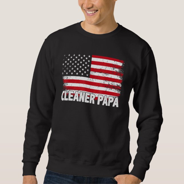 Cleaner Papa Sweatshirt (Front)