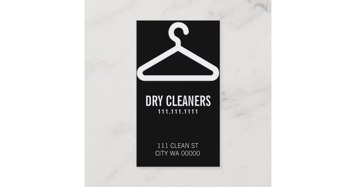 Dry cleaning service logo template hanger with bow