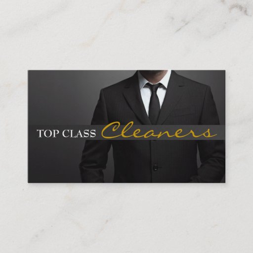 Customizable Cleaners, Dry Cleaning, Laundry Business Card