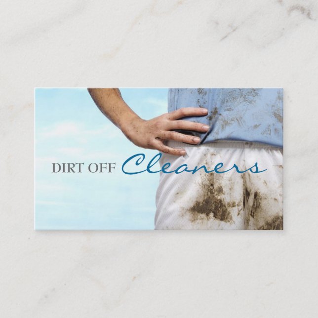 Cleaners, Dry Cleaning, Laundry Business Card (Front)