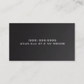 Cleaners Inc. /Dry Cleaning Business Card (Back)