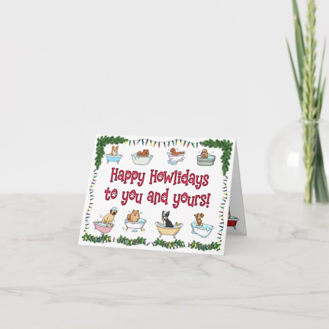 Cleanest Pup LLC  Holiday Card (Front)