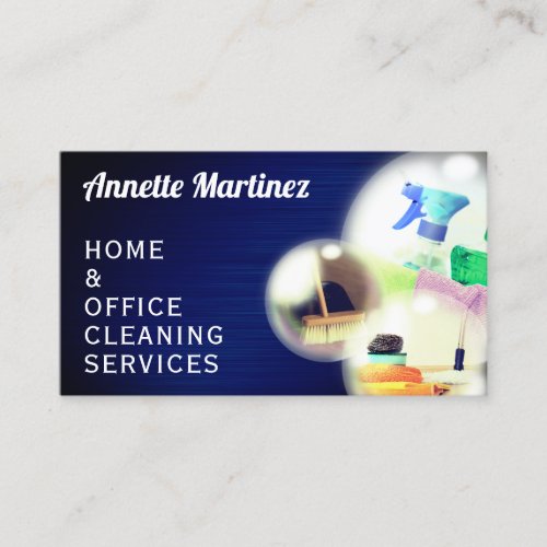 Cleaning bubbles professional  business card
